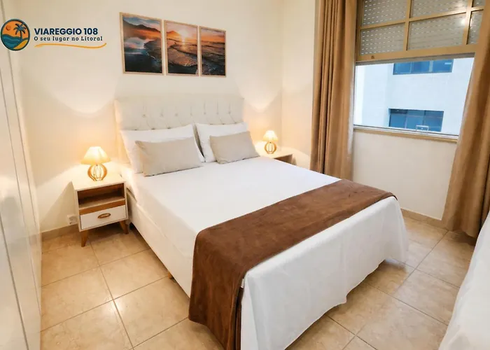 Viareggio 108 - Guarujá-Pitangueiras - Garagem - Wi-fi Apartamento